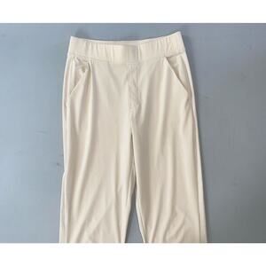 Athleta 198671 Brooklyn Mid-Rise Pull On Ankle Pants. Ivory, Women's 4. MINT!